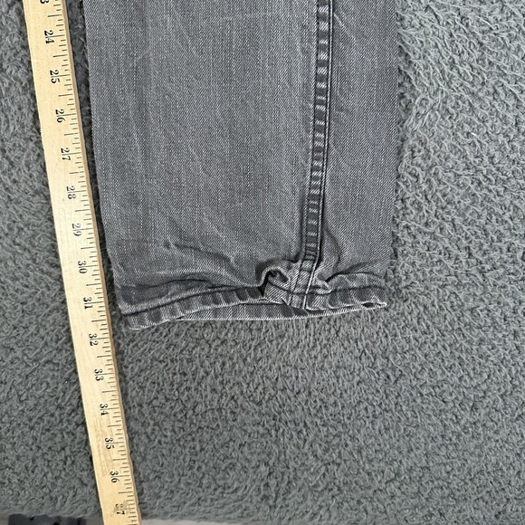 Levis Jeans Mens 32x34 Gray 513‎ Slim Straight Black Tab Line 8 - Picture 9 of 10